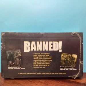 New sealed Banned undercover NRA true story of gun bans in England & Australia
